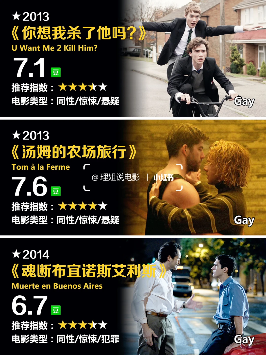🎬码住🌈盘点30部惊悚题材的同性电影