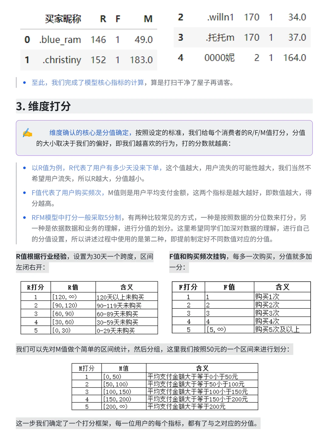 大厂案例：详解RFM用户分层应用（附源码）