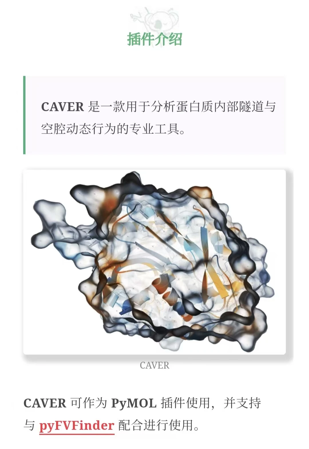 PyMOL插件教程 | 使用 CAVER 隧道分析