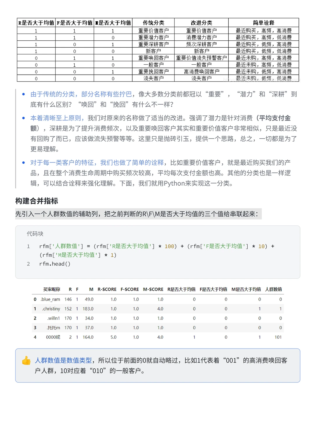 大厂案例：详解RFM用户分层应用（附源码）