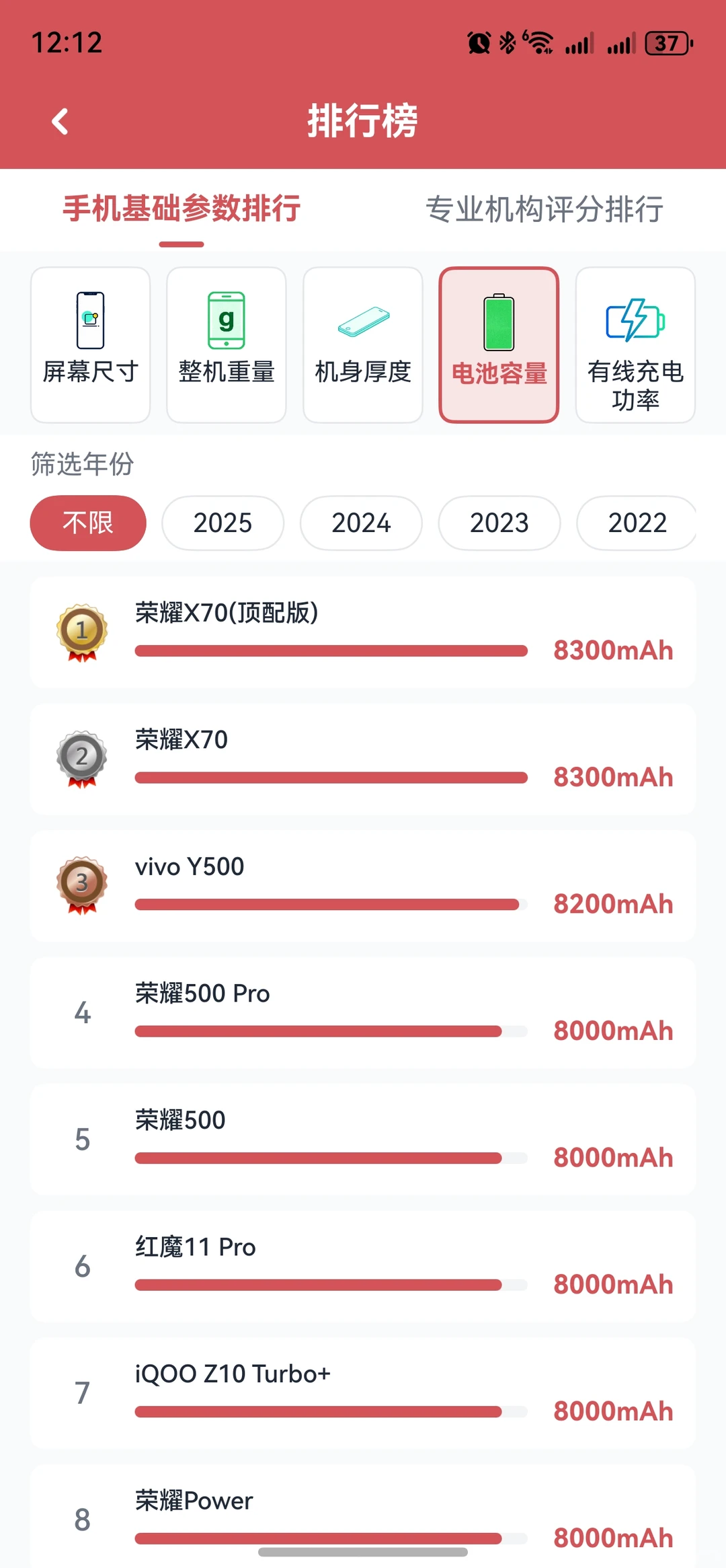 鸿蒙独享的手机参数对比app