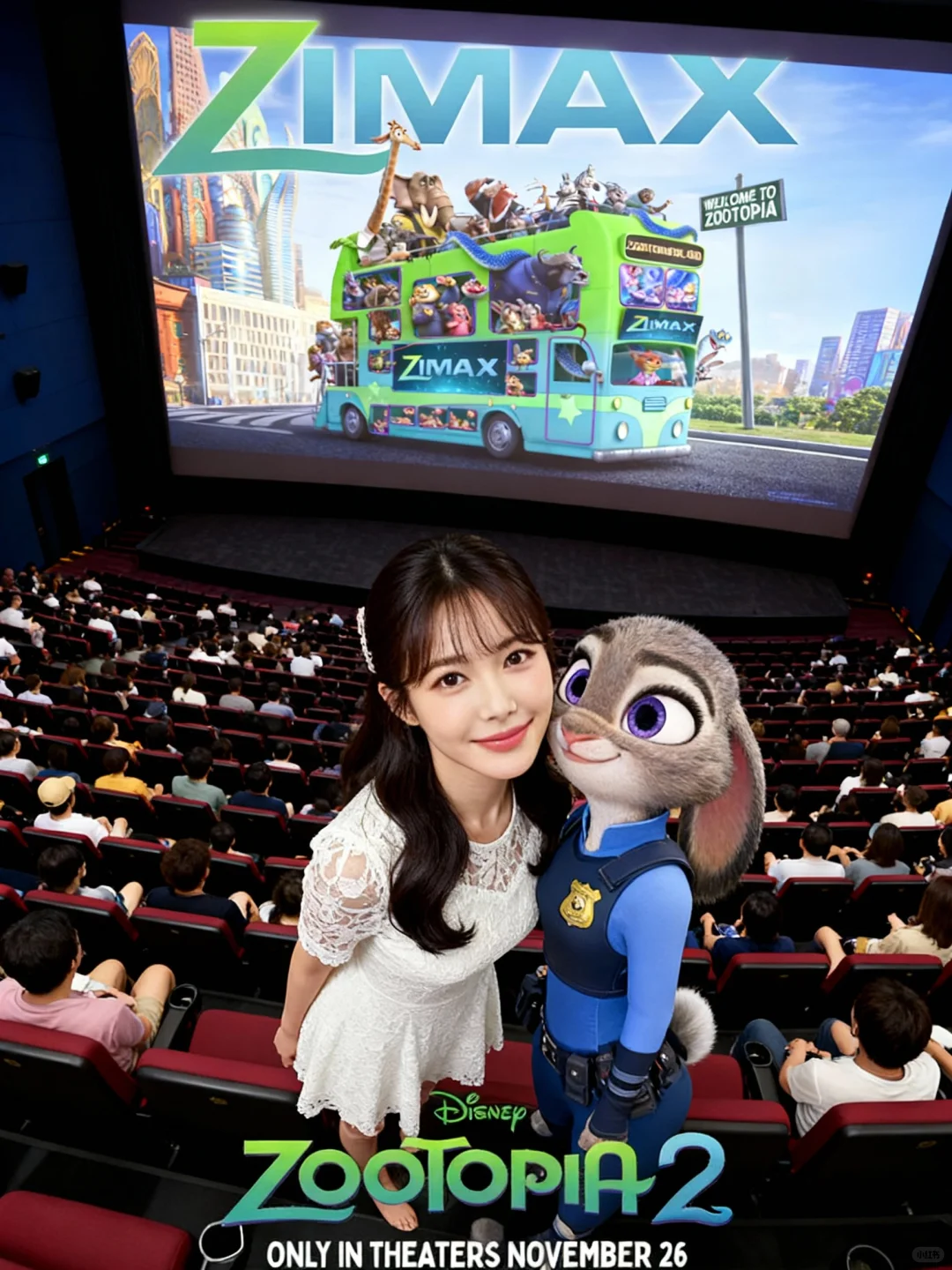 快晒晒你的疯狂动物城2电影票吧！