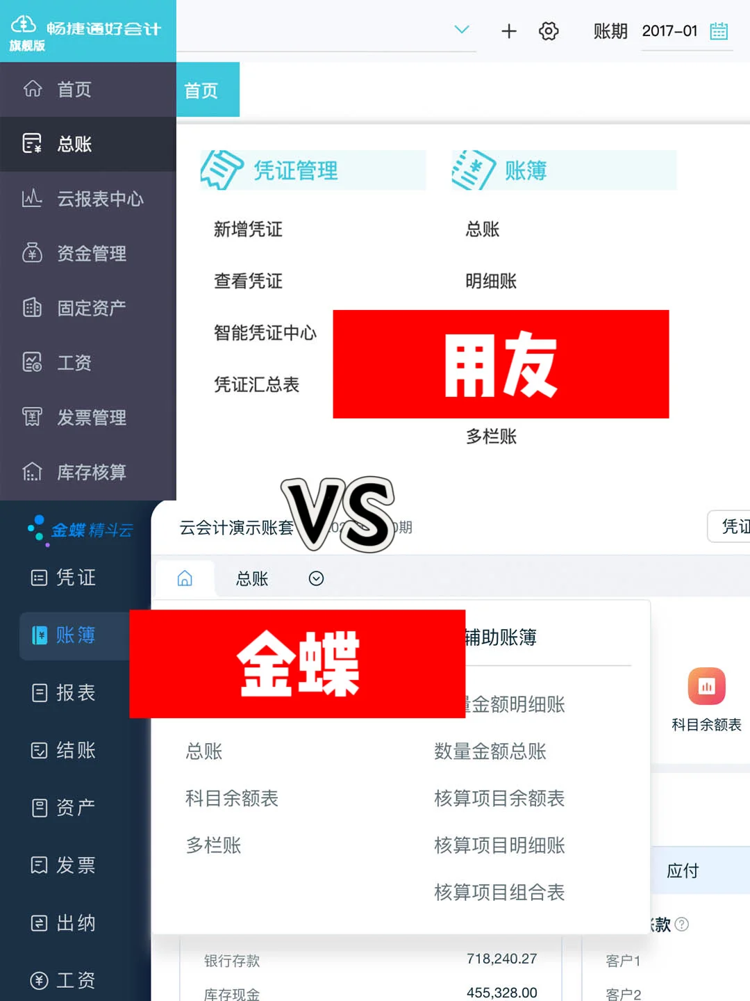 小公司的财务软件,用友和金蝶哪个好?