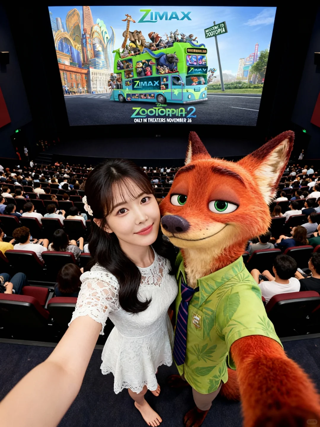 快晒晒你的疯狂动物城2电影票吧！