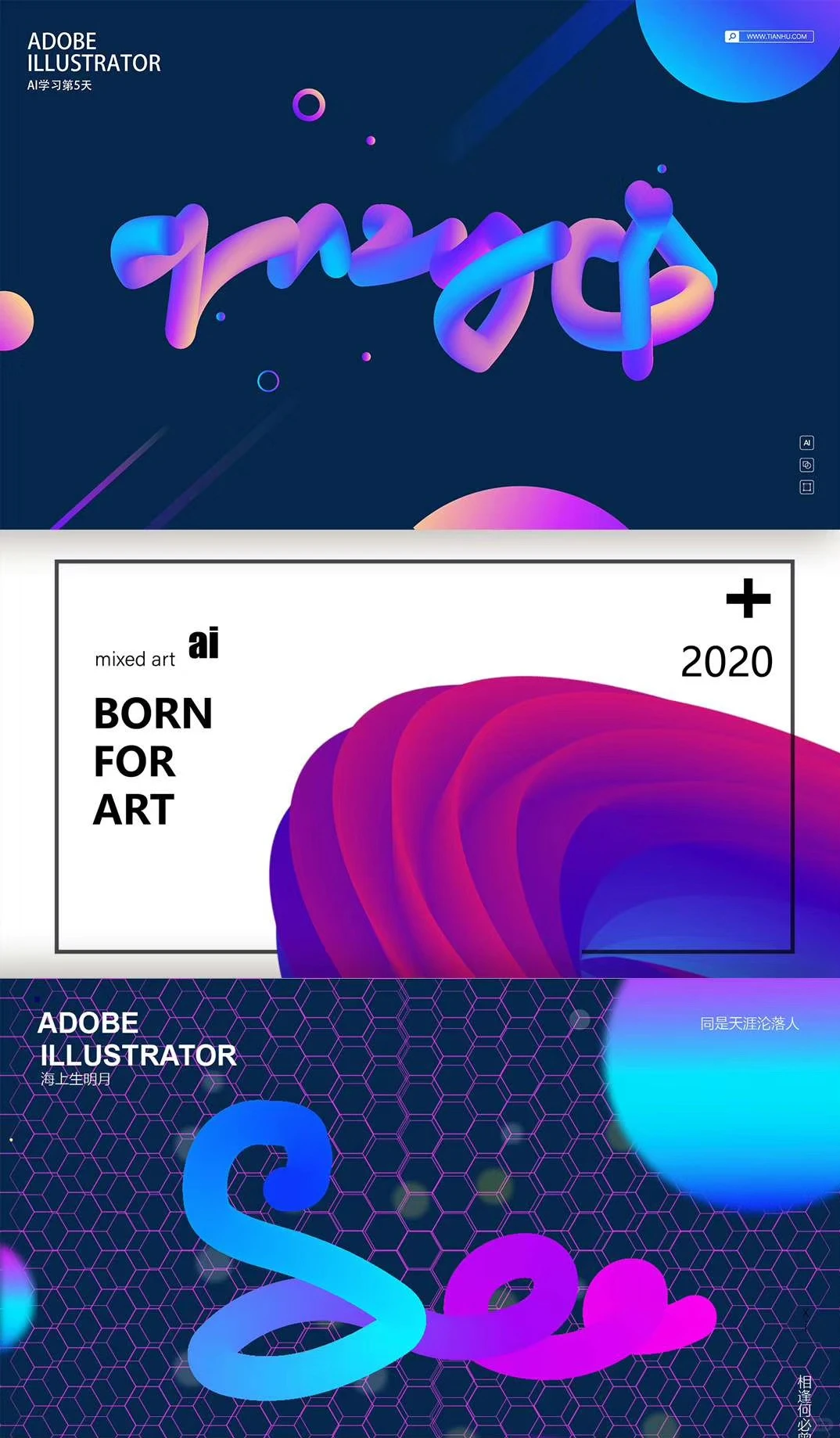 40期学员作业|审美提升丨AI软件练习