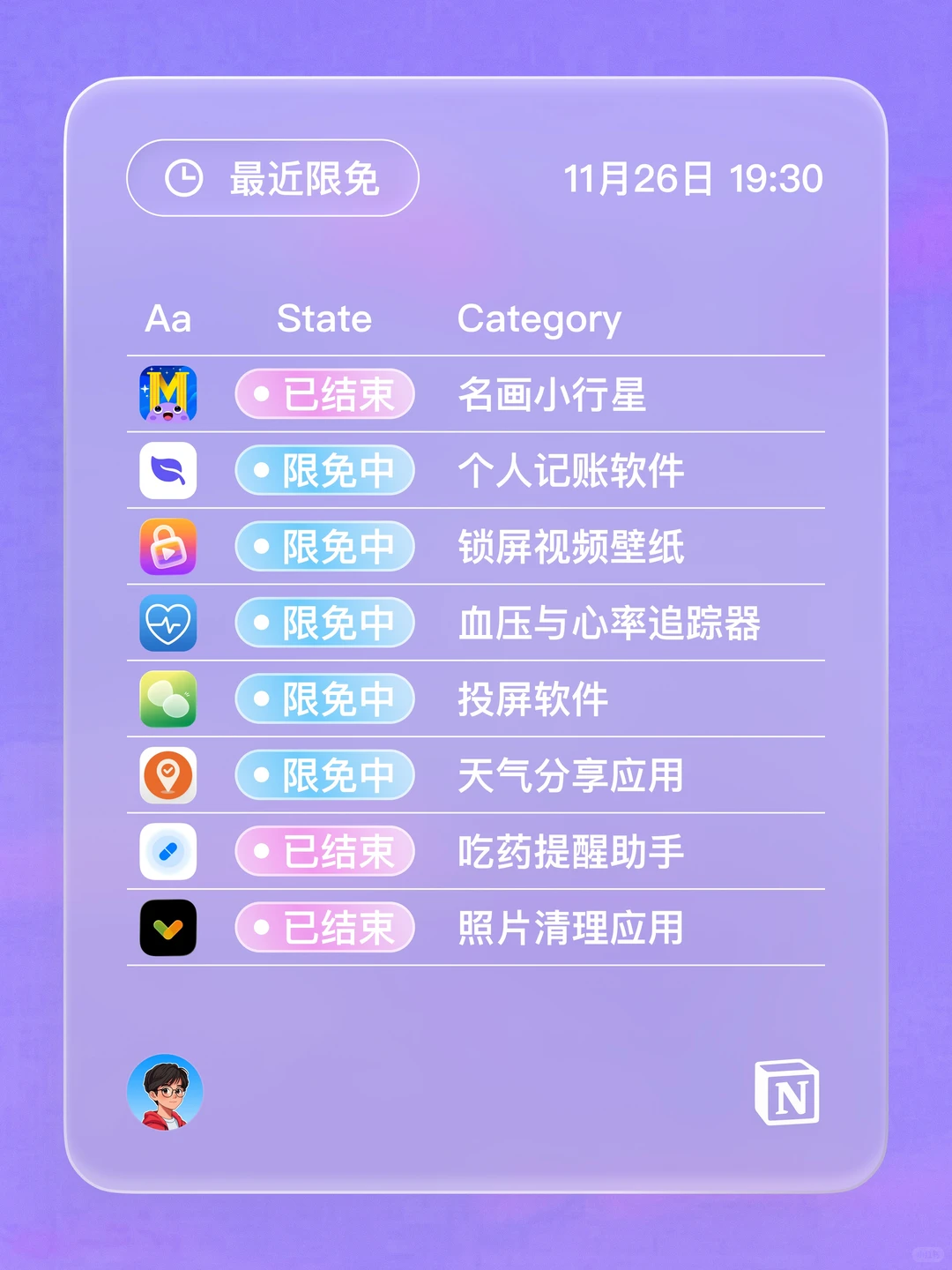 iOS 限免 - 记录人生日记