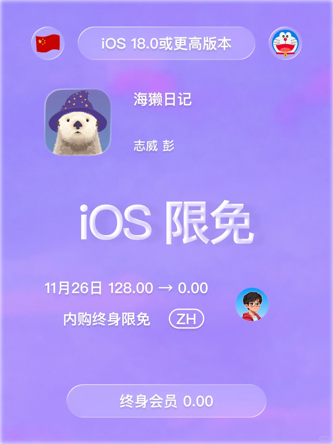 iOS 限免 - 记录人生日记