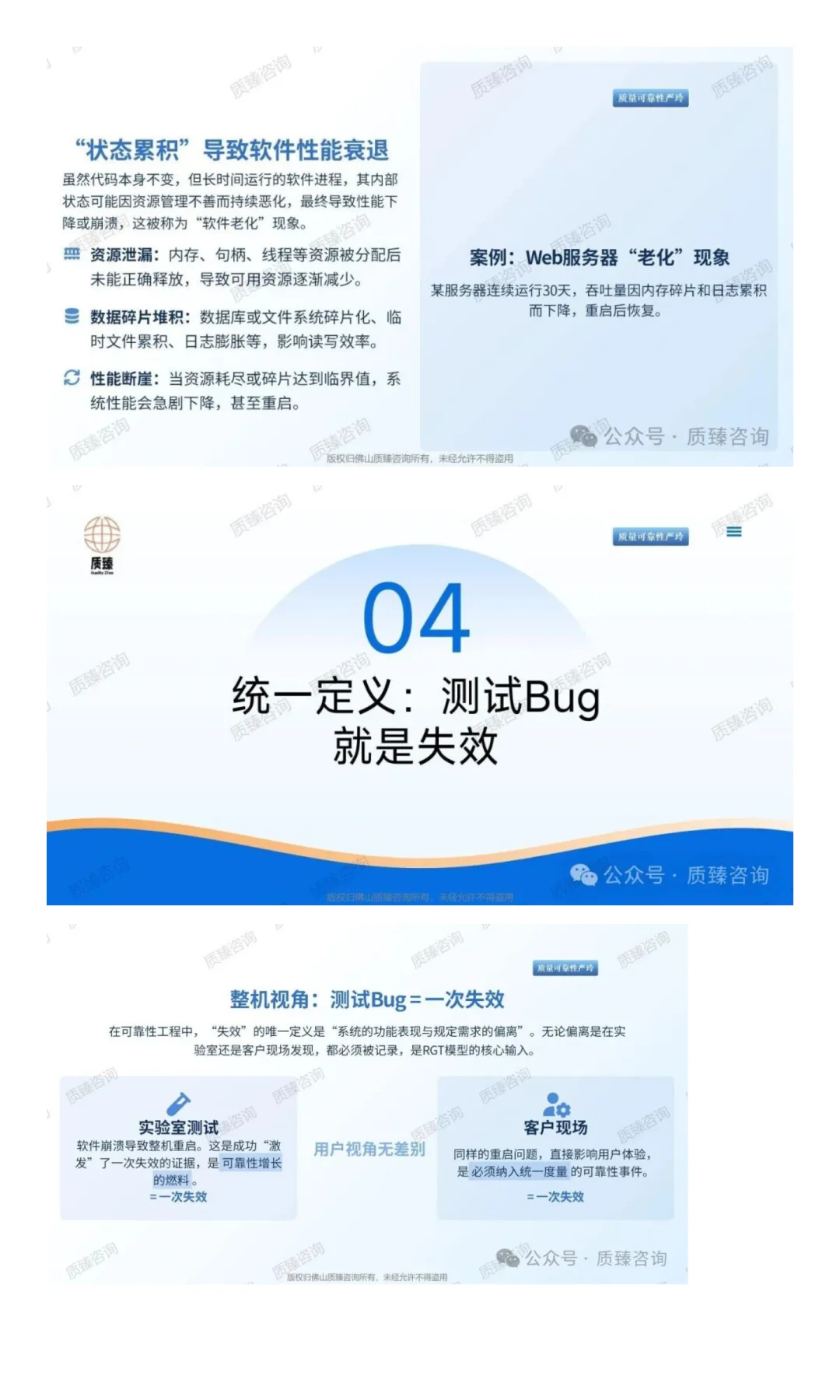 从整机视角理解软件失效与RGT中可靠性增长
