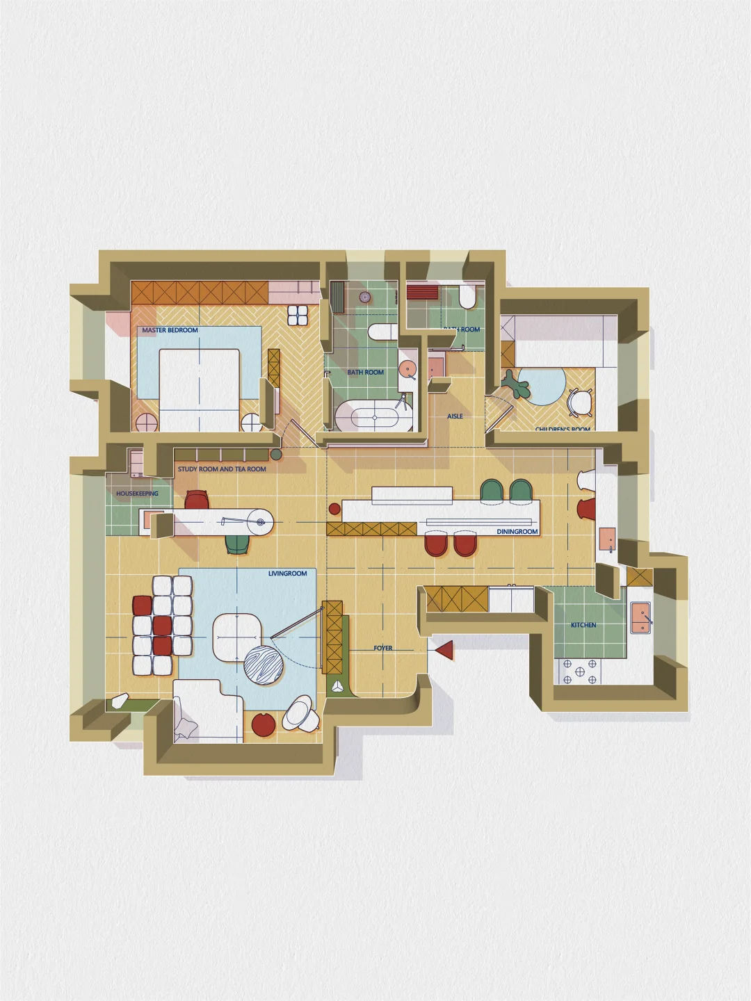 3D立体彩平图?这不外挂吗?
