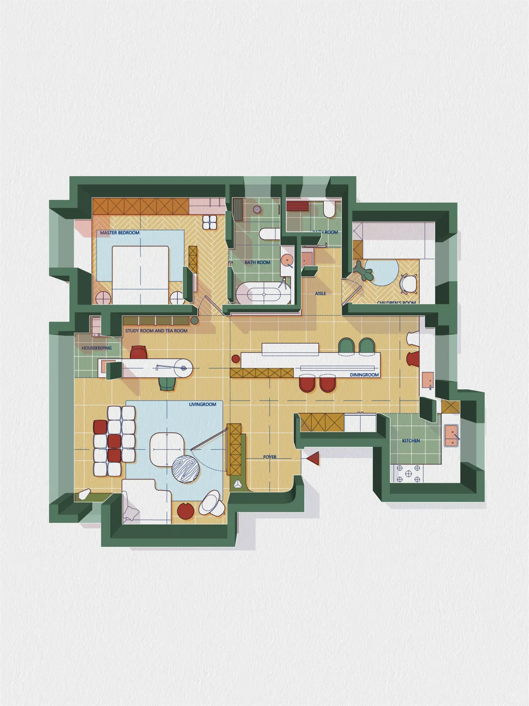 3D立体彩平图?这不外挂吗?
