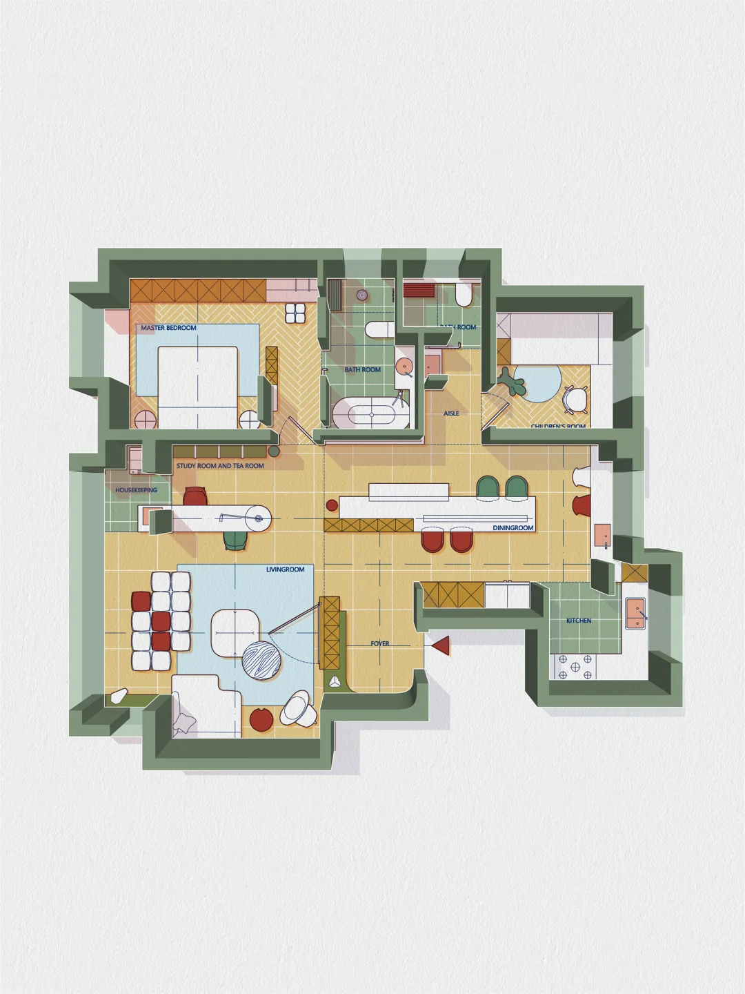 3D立体彩平图?这不外挂吗?