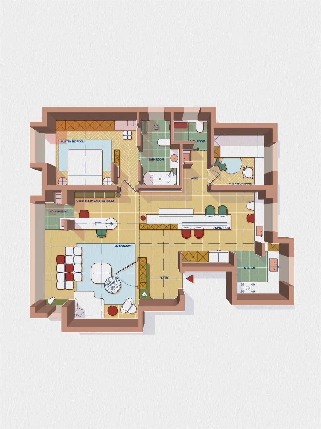 3D立体彩平图?这不外挂吗?