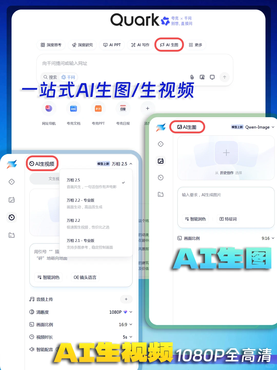 浏览器变身“AI工作站”！夸克AI一个就够！