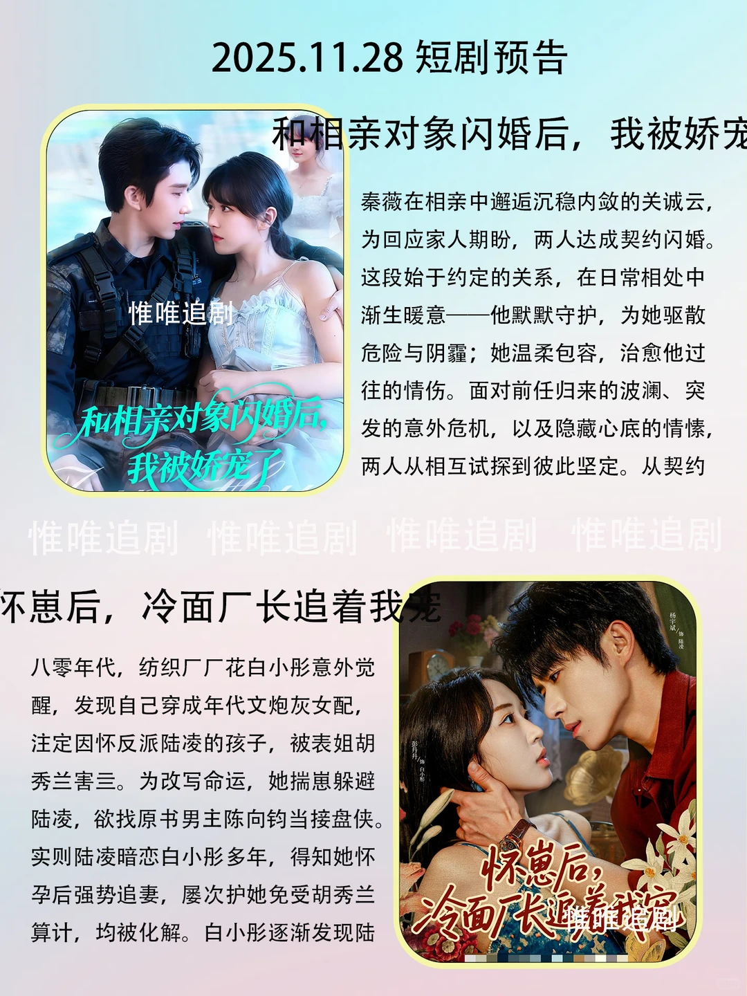 11月28短剧预告