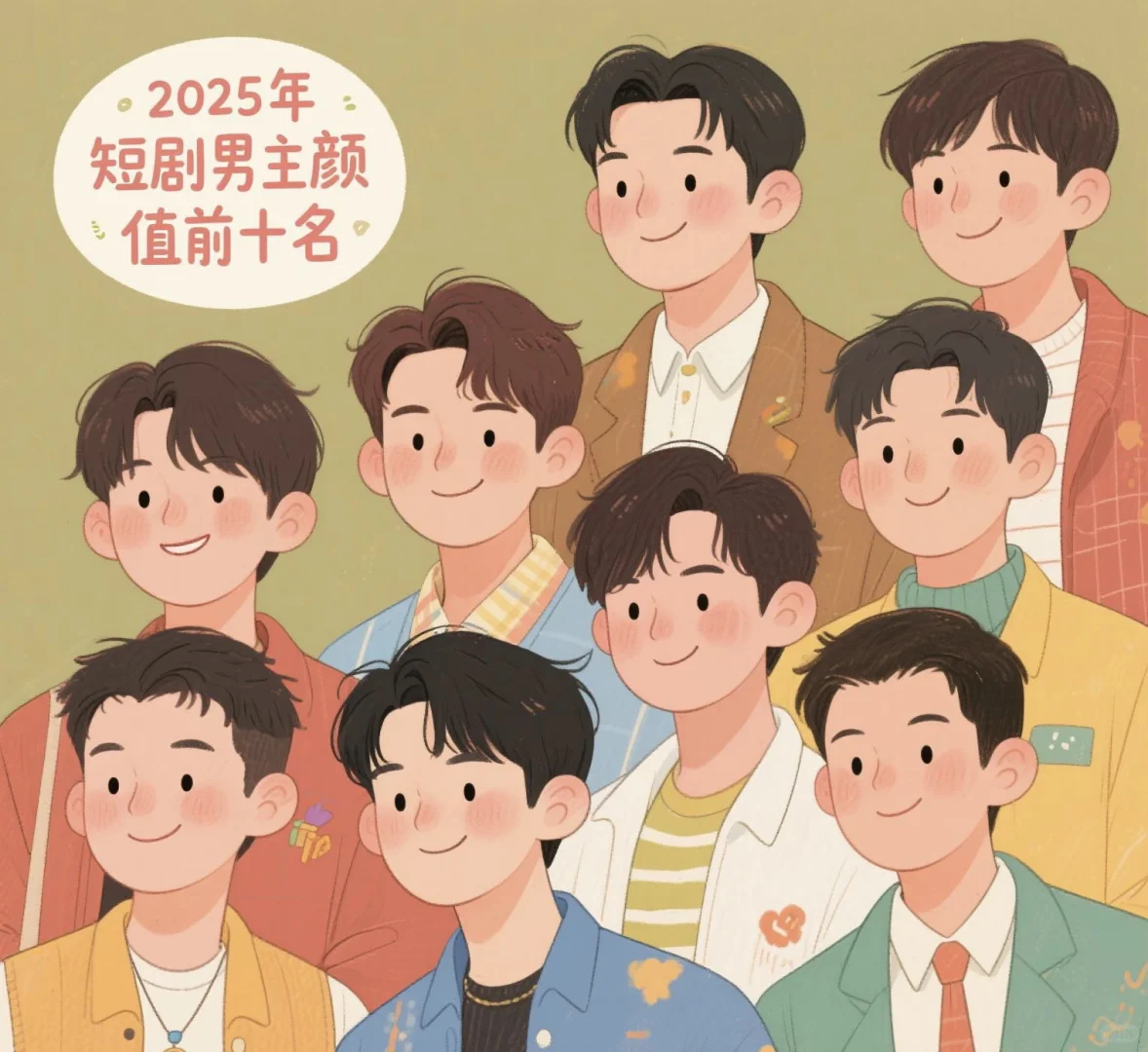 今年短剧男主颜值TOP10