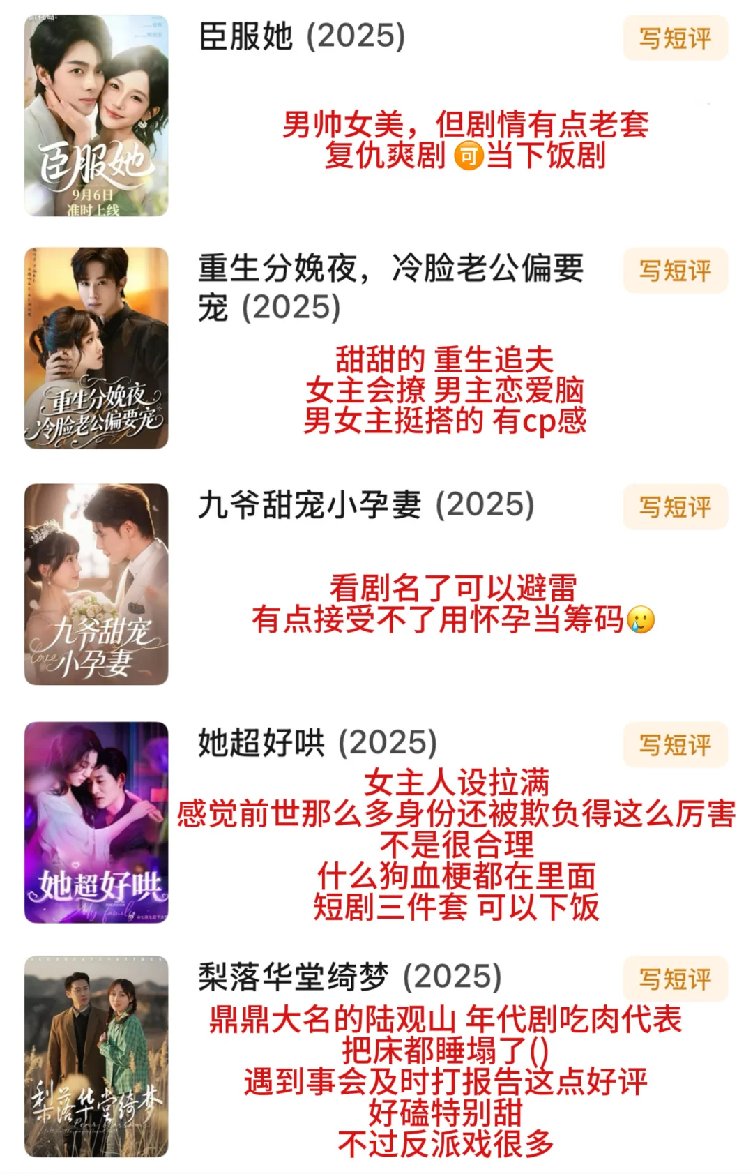 入坑短剧半个月👋🏻狂刷100部的钝评1️⃣