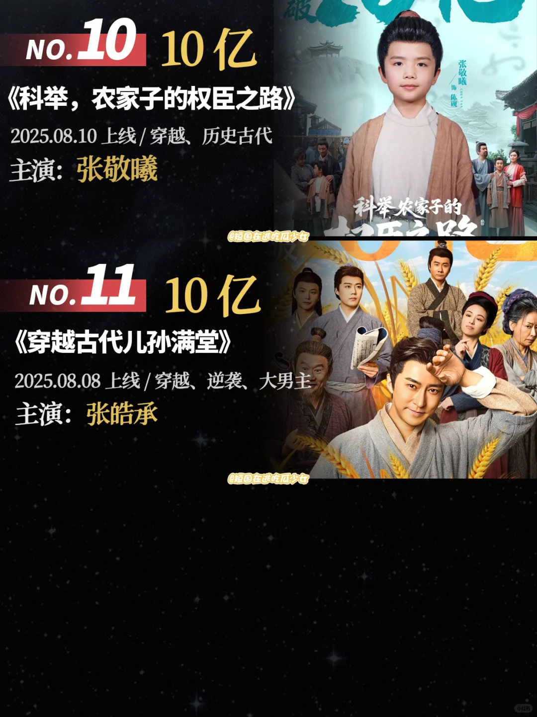 8月观看破10亿短剧，你看过哪几部？