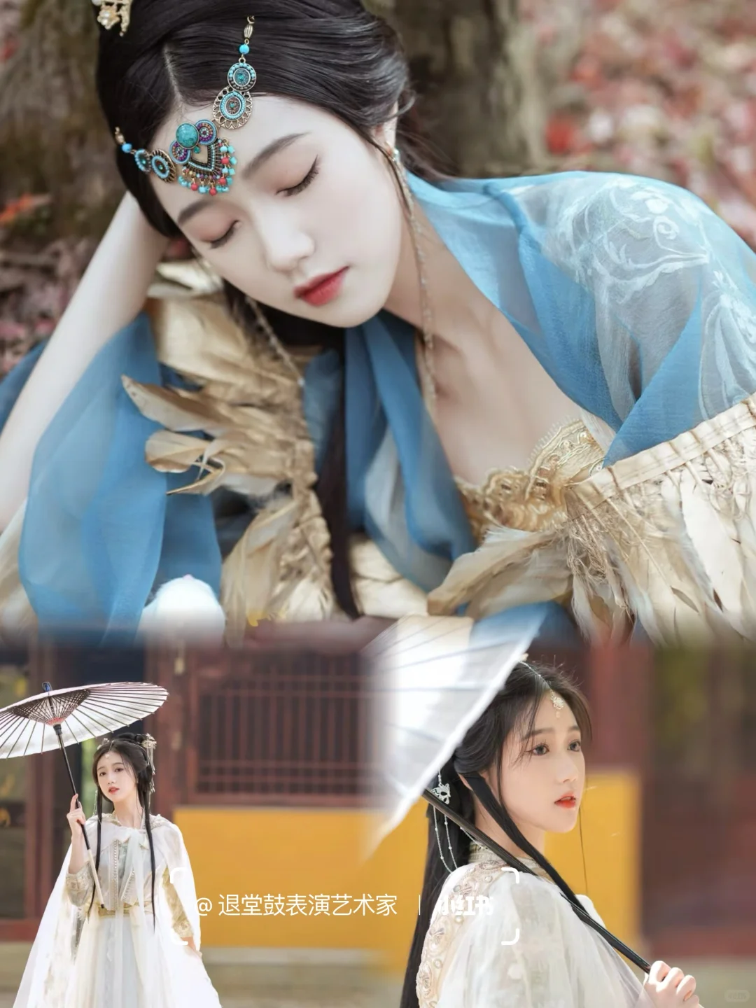 网友评论:岳雨婷‼️古装新剧,破碎感绝美啊