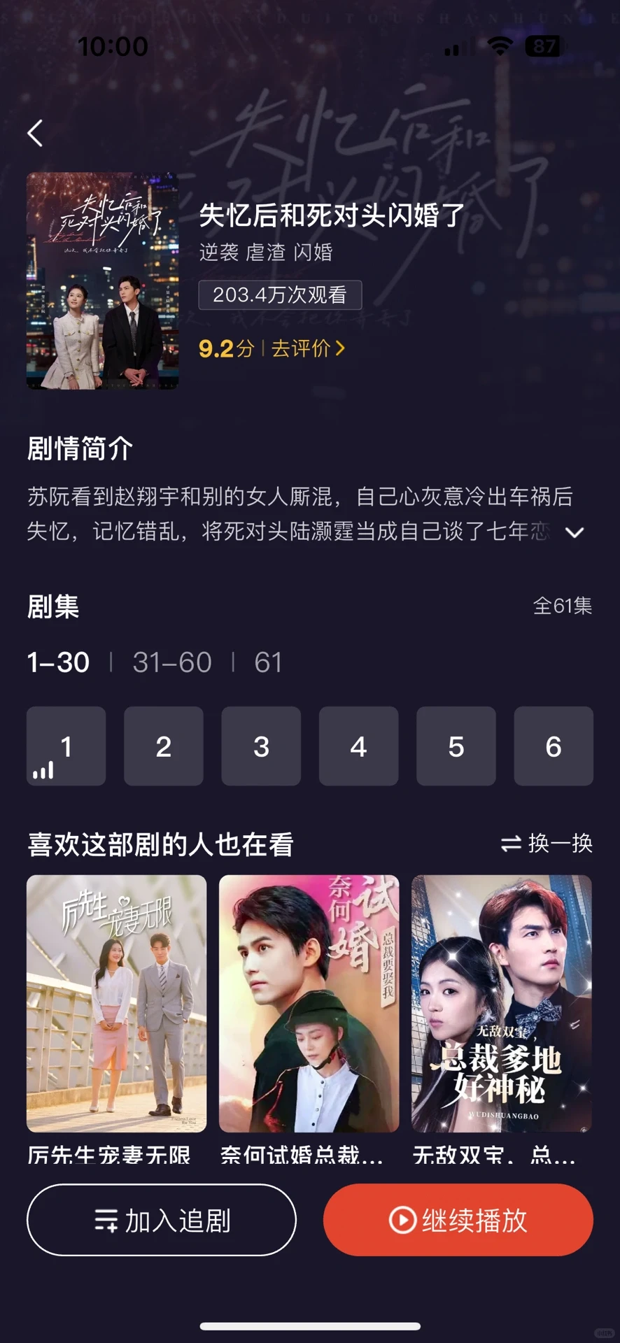 失忆女主欢乐多，拯救恋爱脑恢复轻松人生