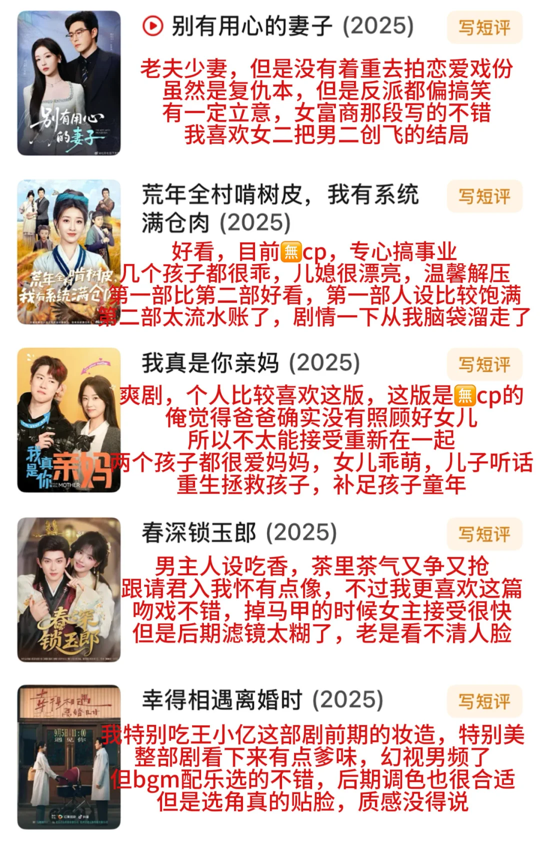 入坑短剧半个月👋🏻狂刷100部的钝评1️⃣