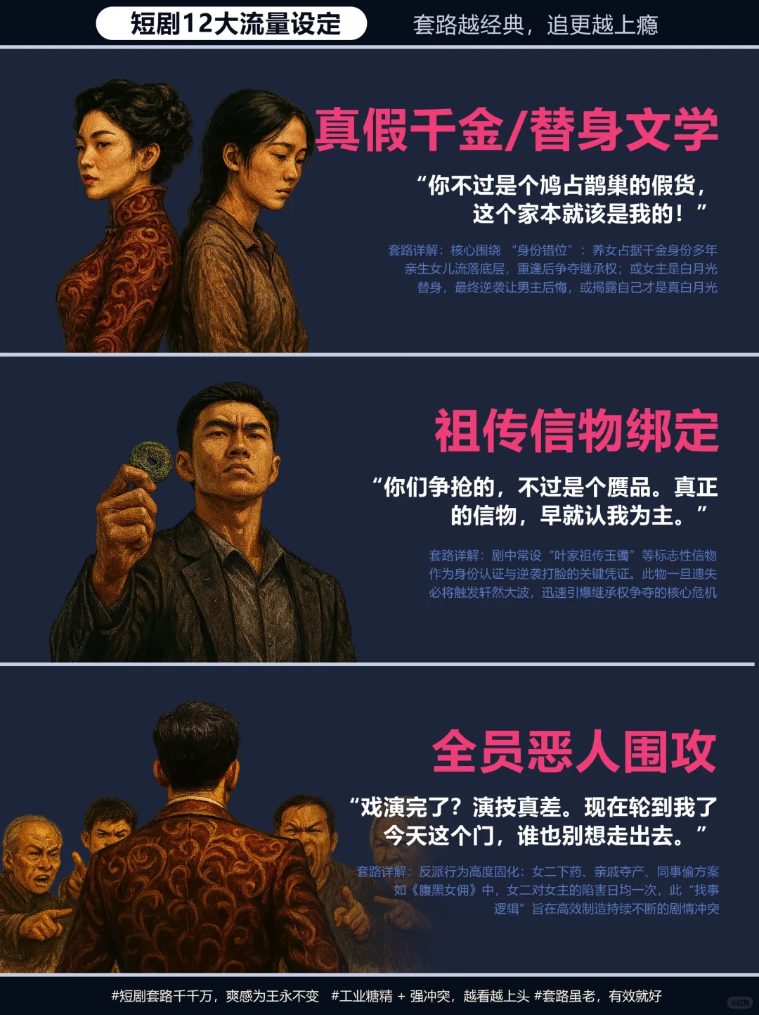 我是土狗我爱看。短剧12大流量设定！！