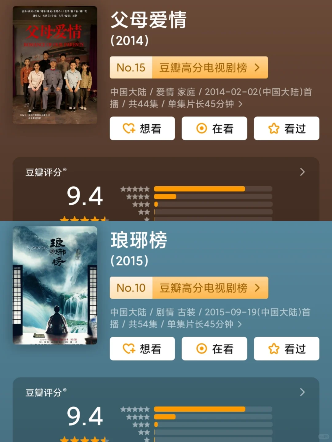 下饭必备❗30部国产高分剧🔥值得n刷