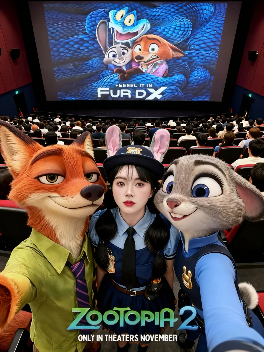 看疯狂动物城电影就这样拍🎬