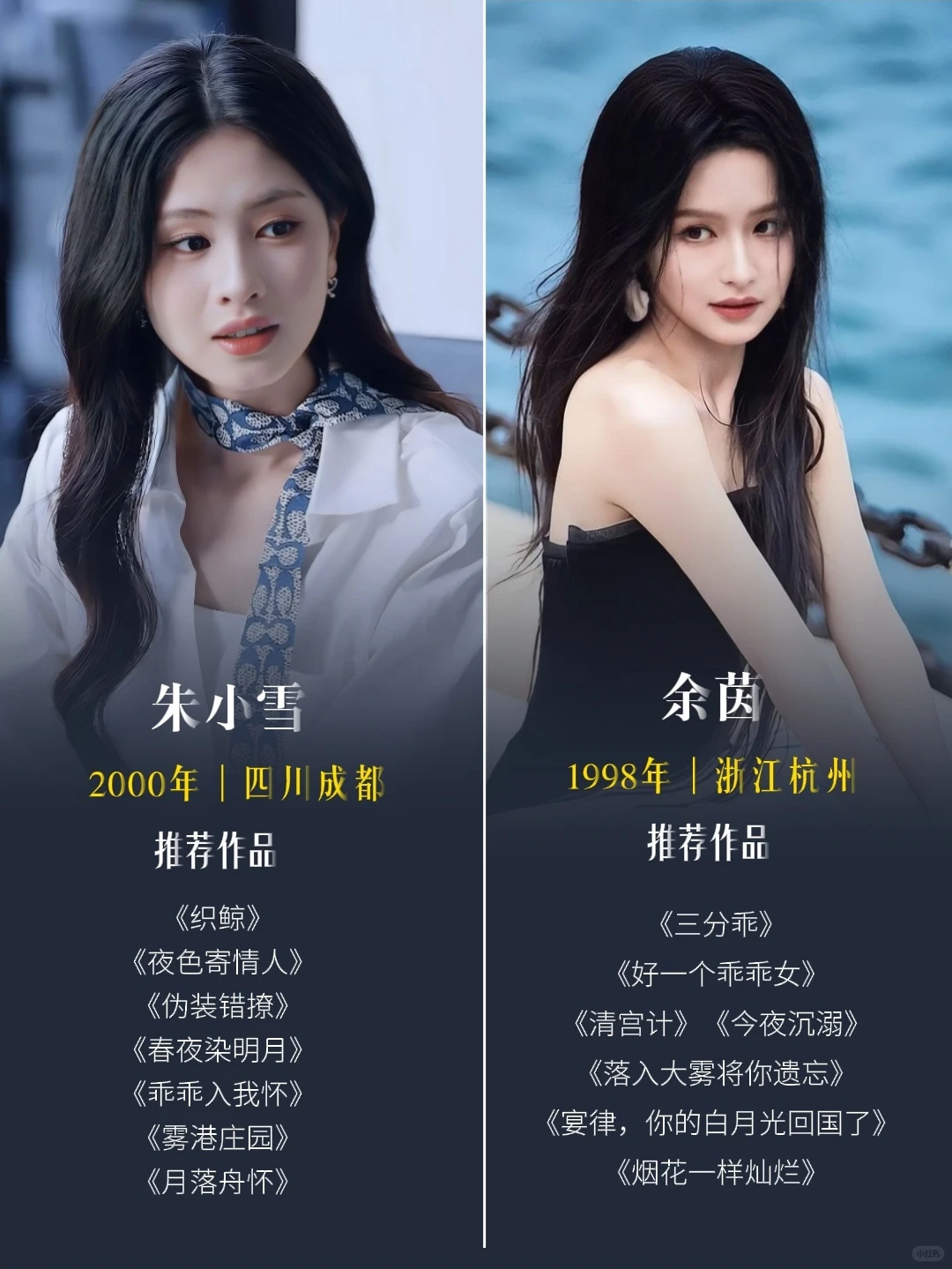 短剧女演员盘点（下）