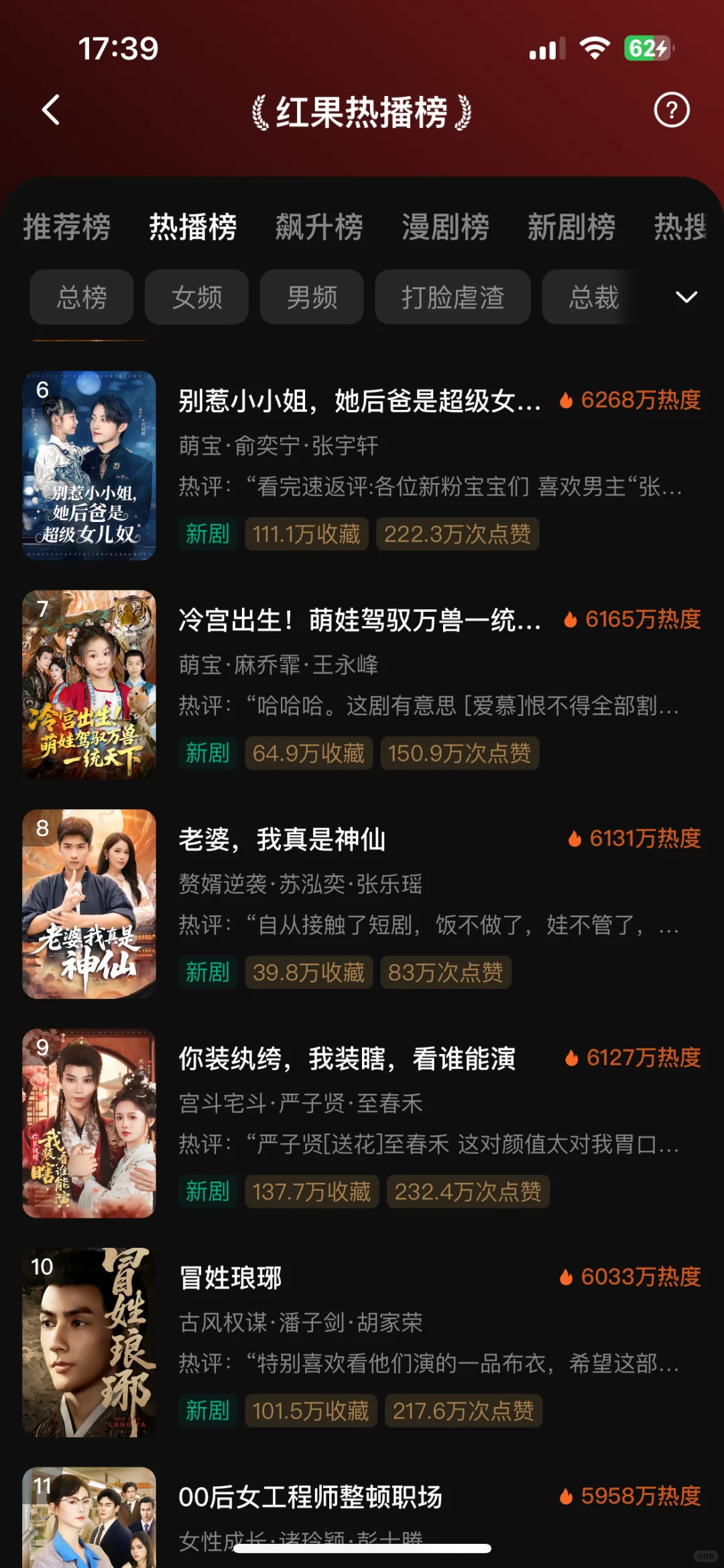 谁懂？每次看短剧，必点热播榜的含金量