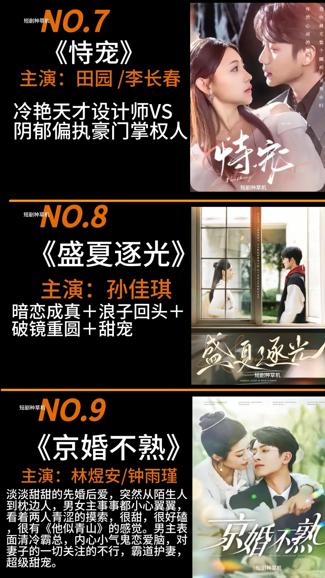 假期高质量精品甜宠短剧推荐你最喜欢哪一部