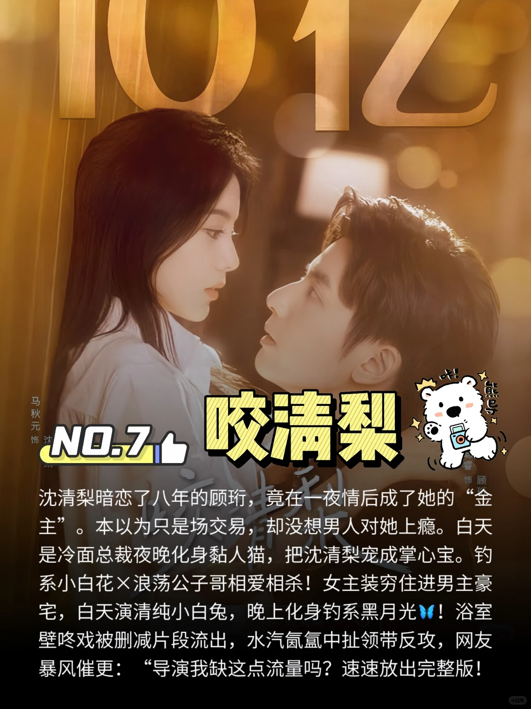 最新最热高质量短剧推荐，有两个破十亿🔥