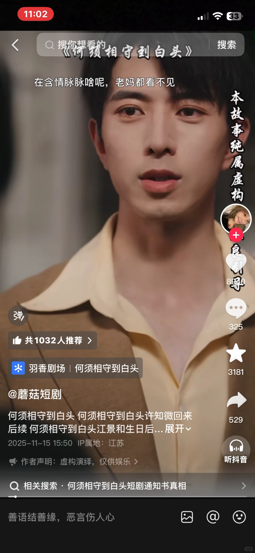 何须相守到白头免费全集