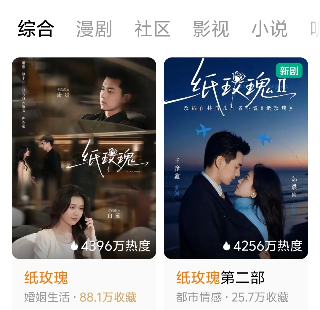 偏爱《纸玫瑰》