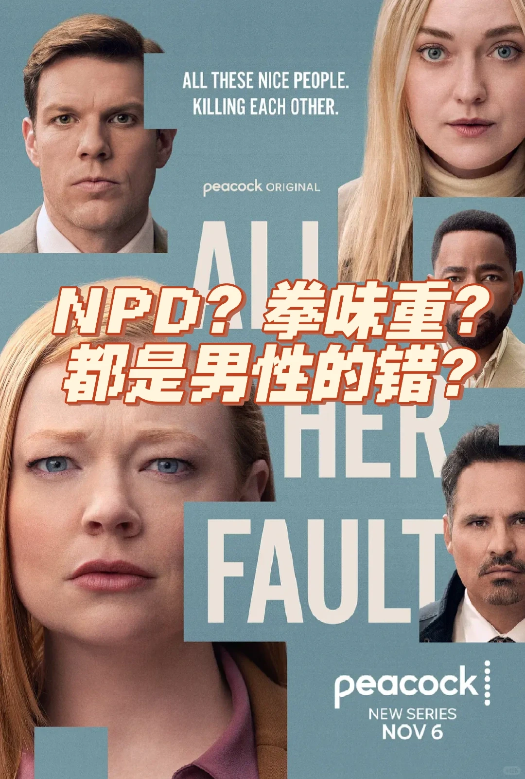 9.2分悬疑美剧：拳味重？都是男性的错？