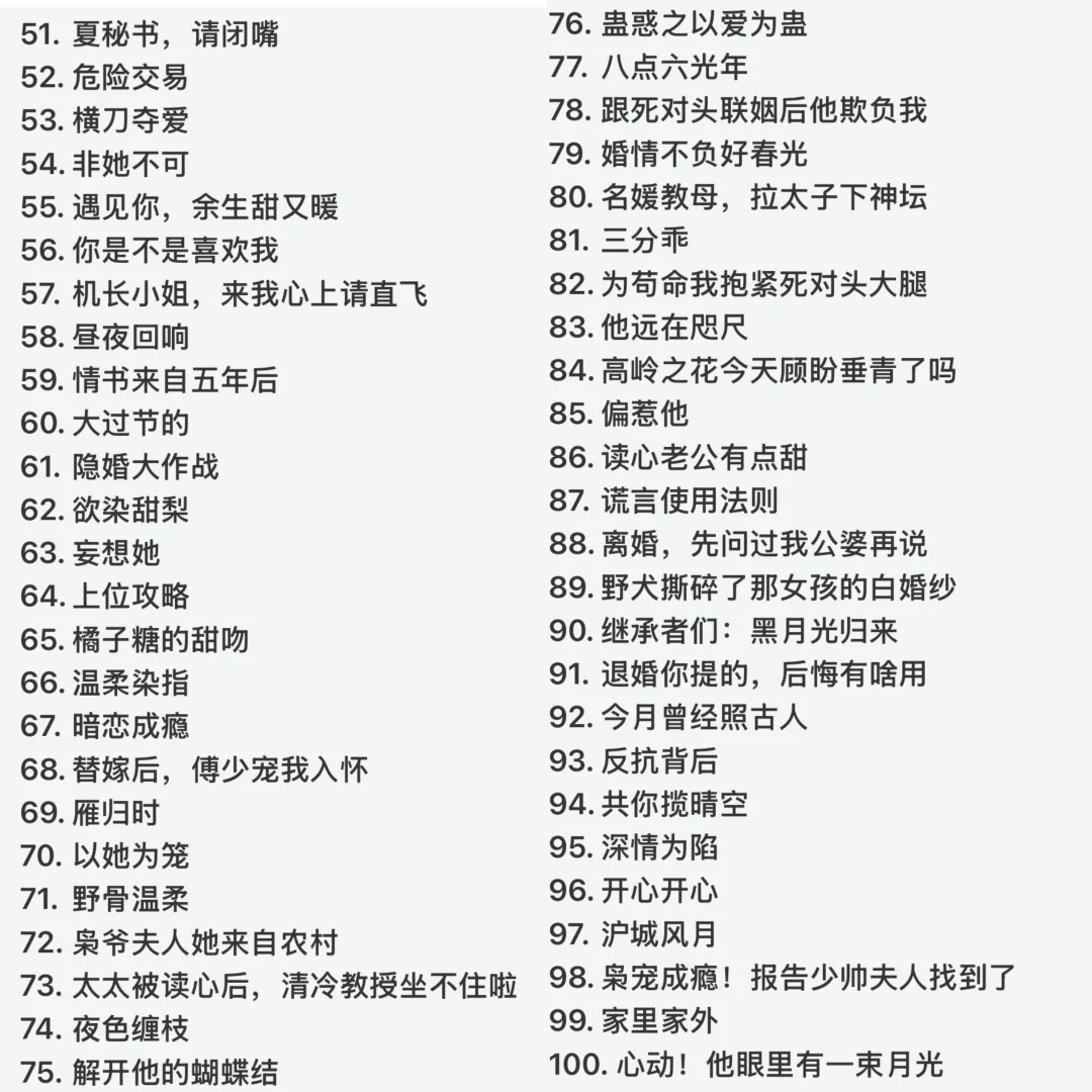 短剧推荐，排名不分先后