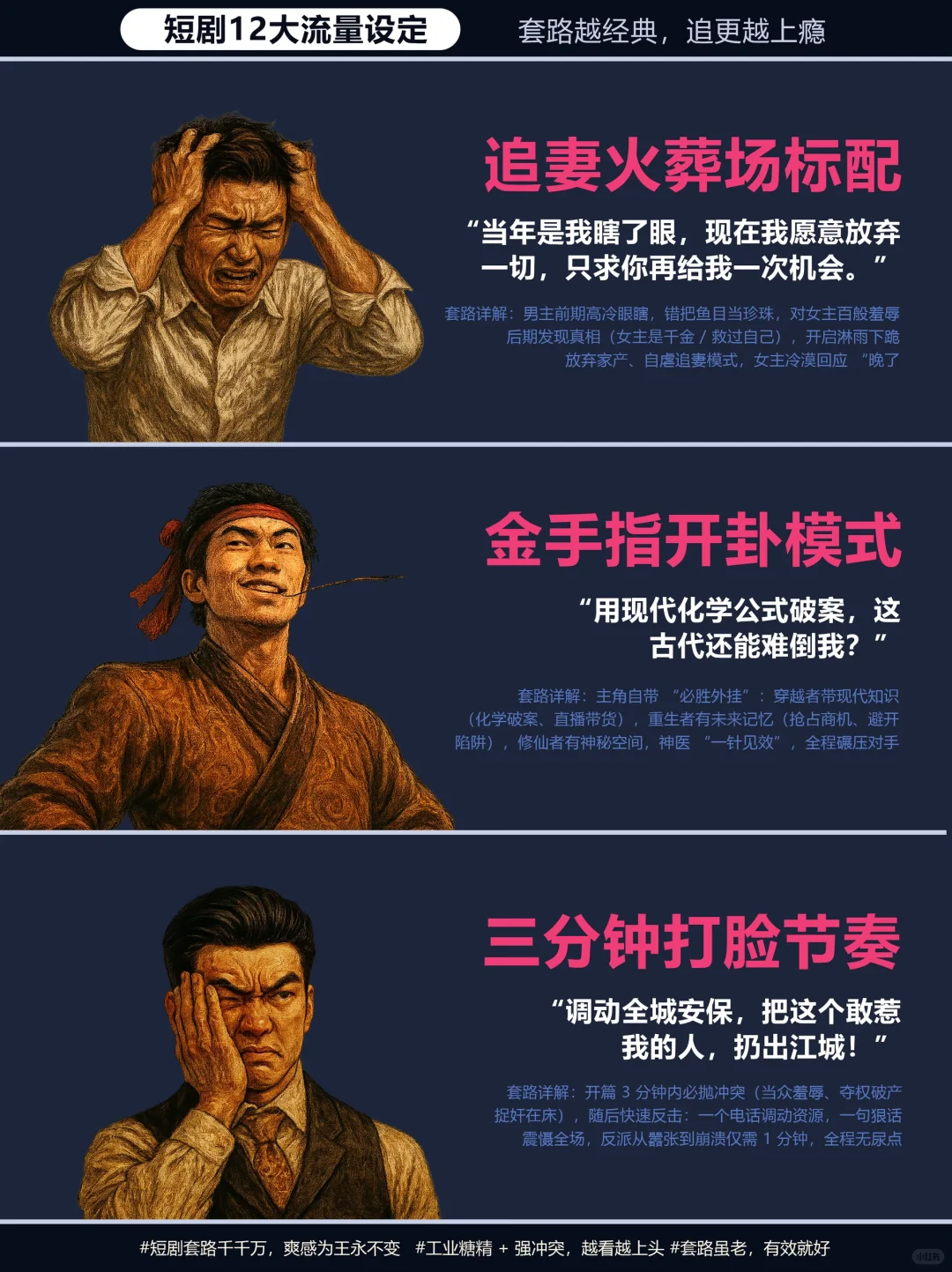 我是土狗我爱看。短剧12大流量设定！！