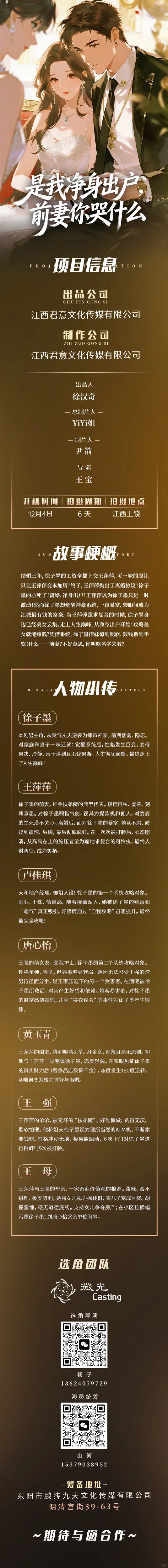 屌丝逆袭题材精品竖屏短剧筹备