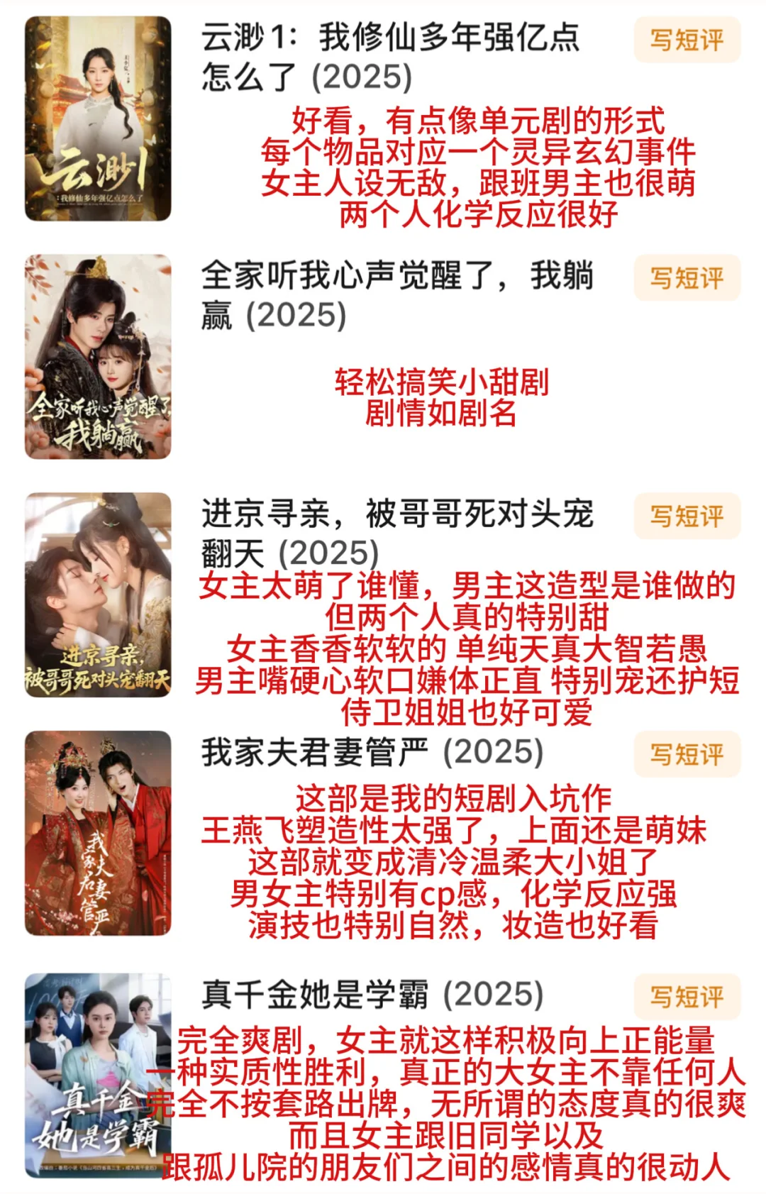 入坑短剧半个月👋🏻狂刷100部的钝评1️⃣