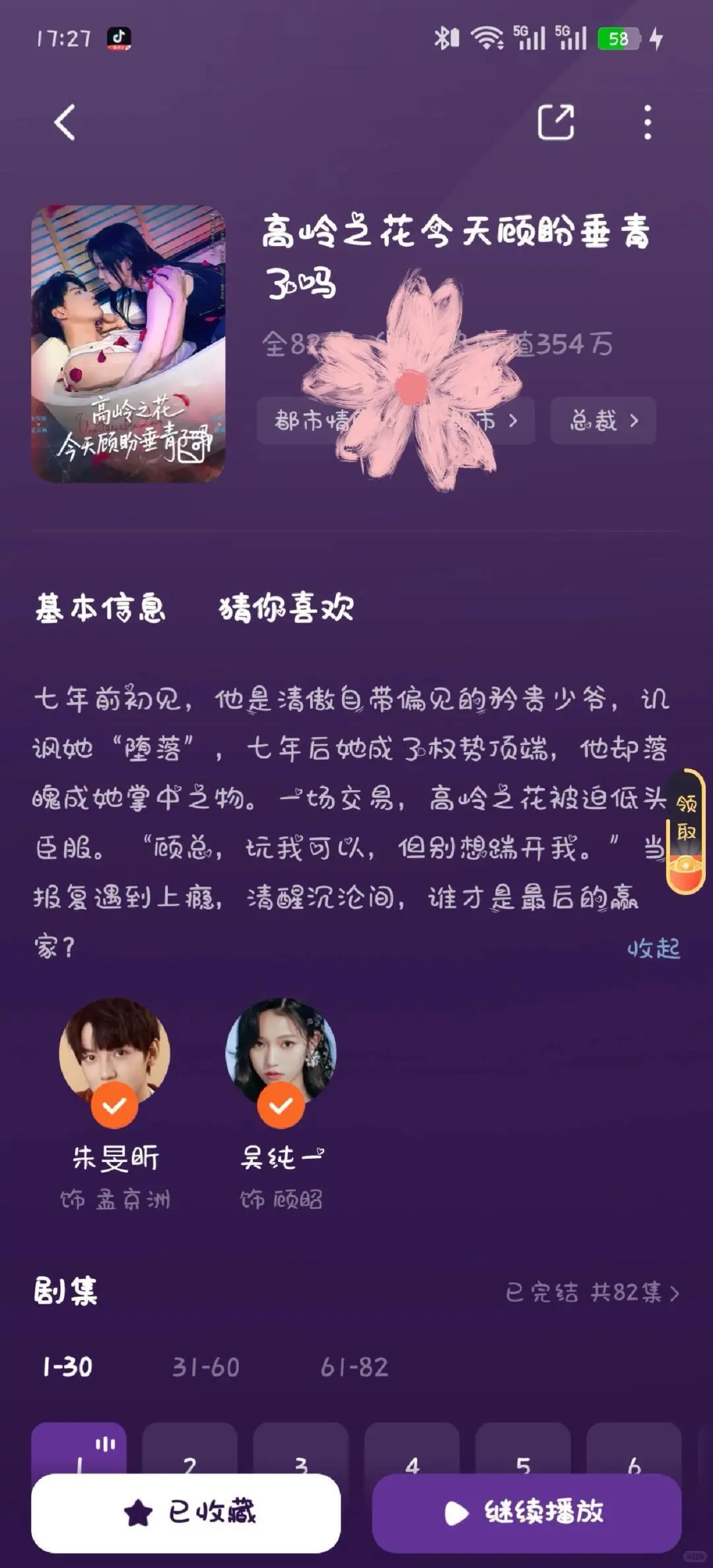 高岭之花今天顾盼垂青了吗 强推