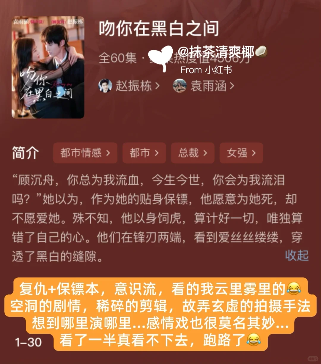 11.11-12上新9部简评❗️申漂亮的甜剧好好看