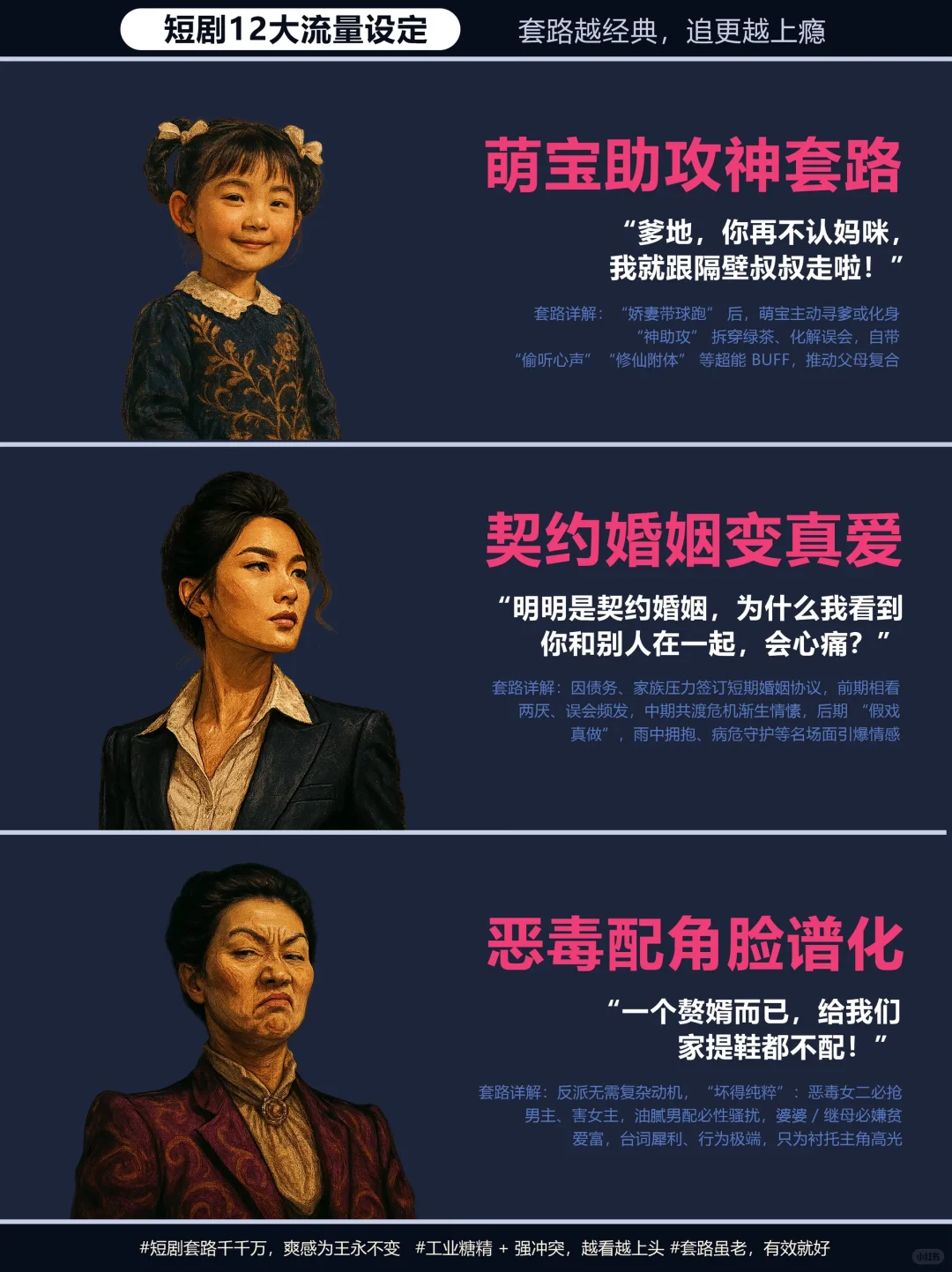 我是土狗我爱看。短剧12大流量设定！！