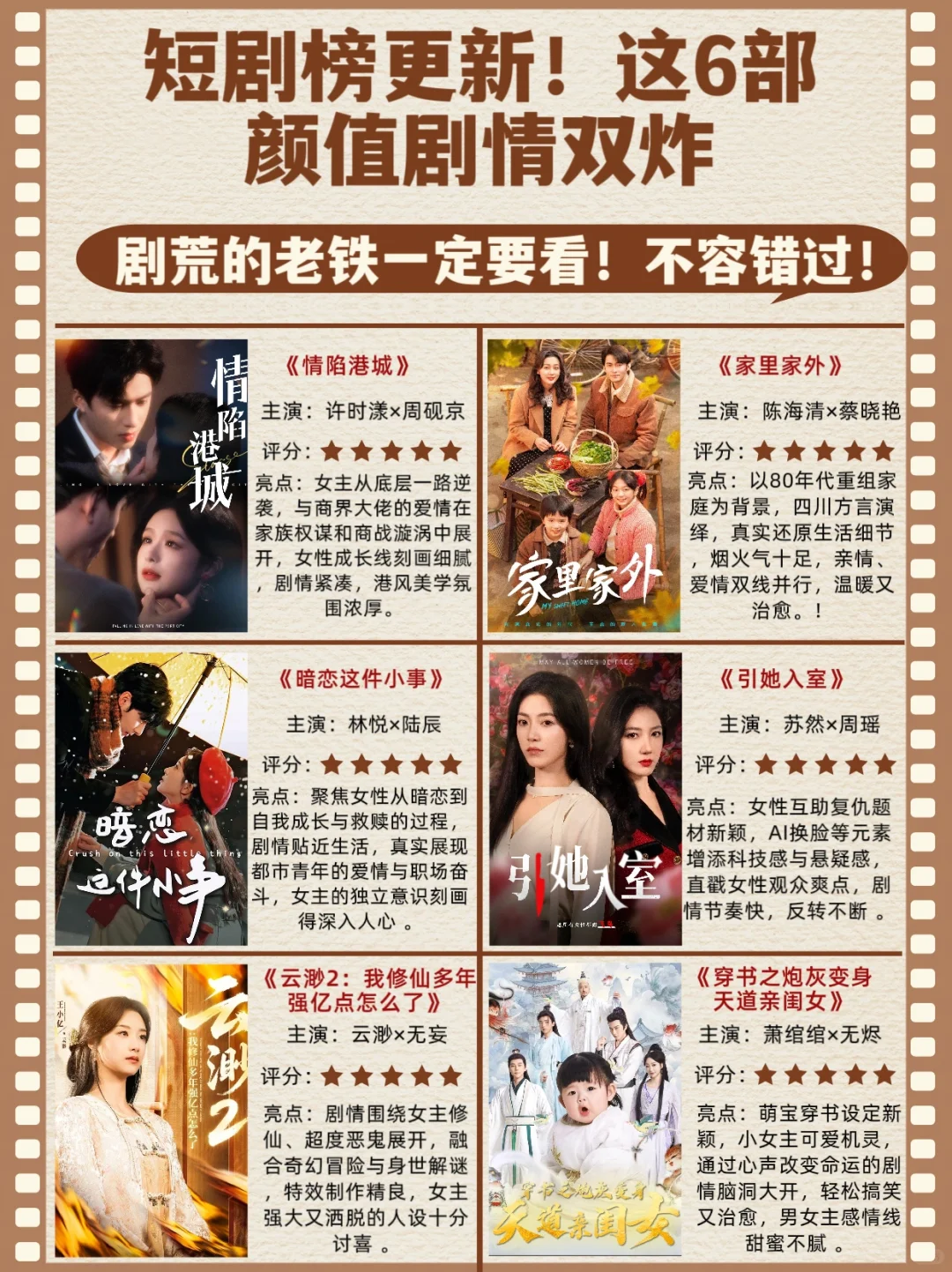 谁懂！这6部短剧我狂刷10遍 熬夜爆肝也要追