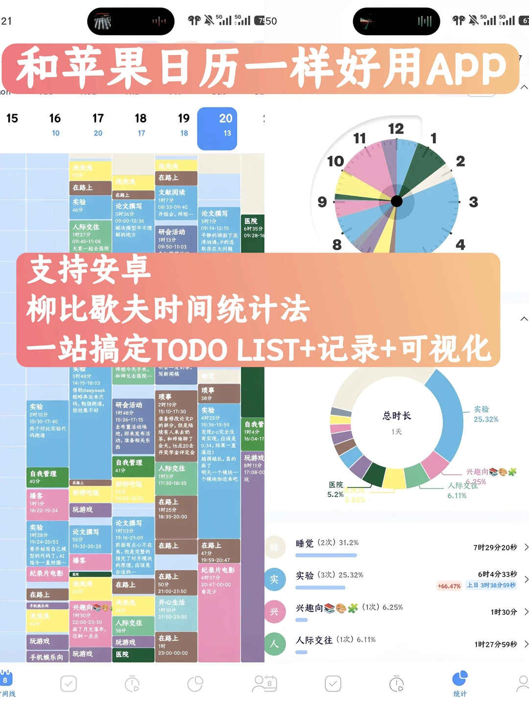 时间日志APP|一站搞定记录+可视化+待办项1