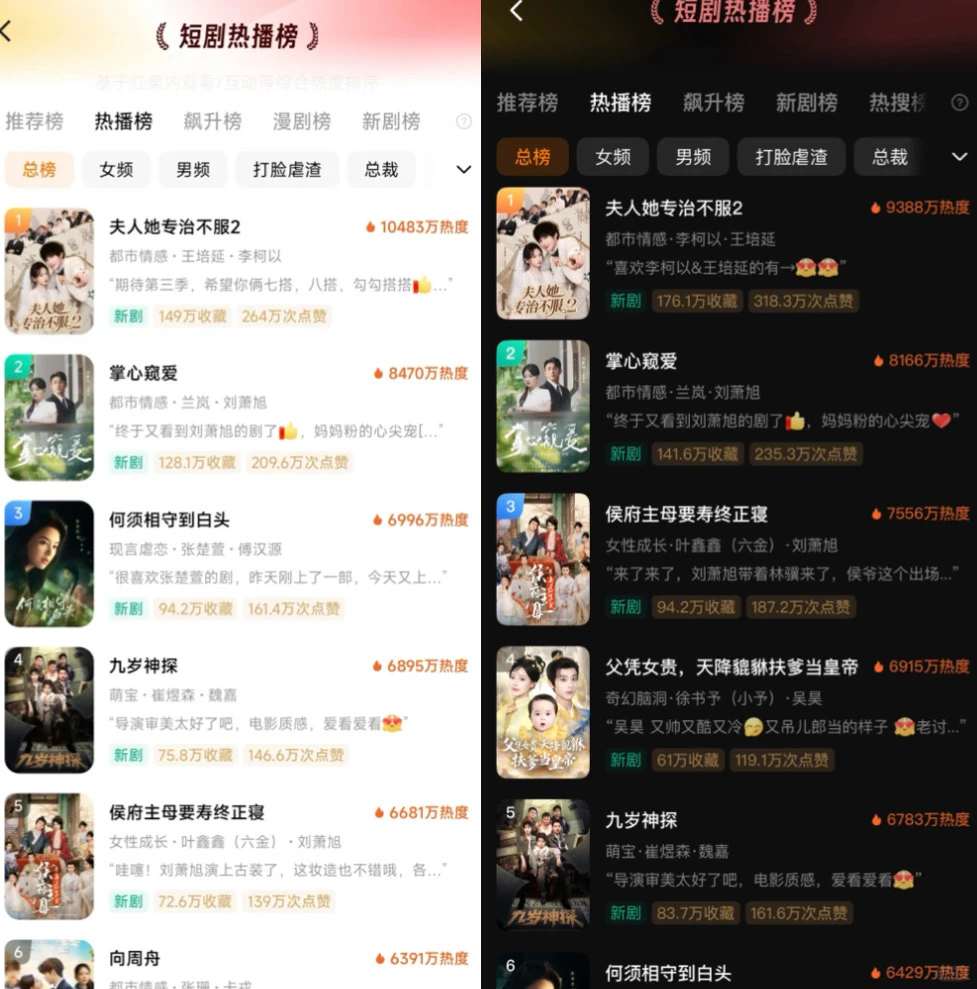 跟着🍎热播榜看短剧啦