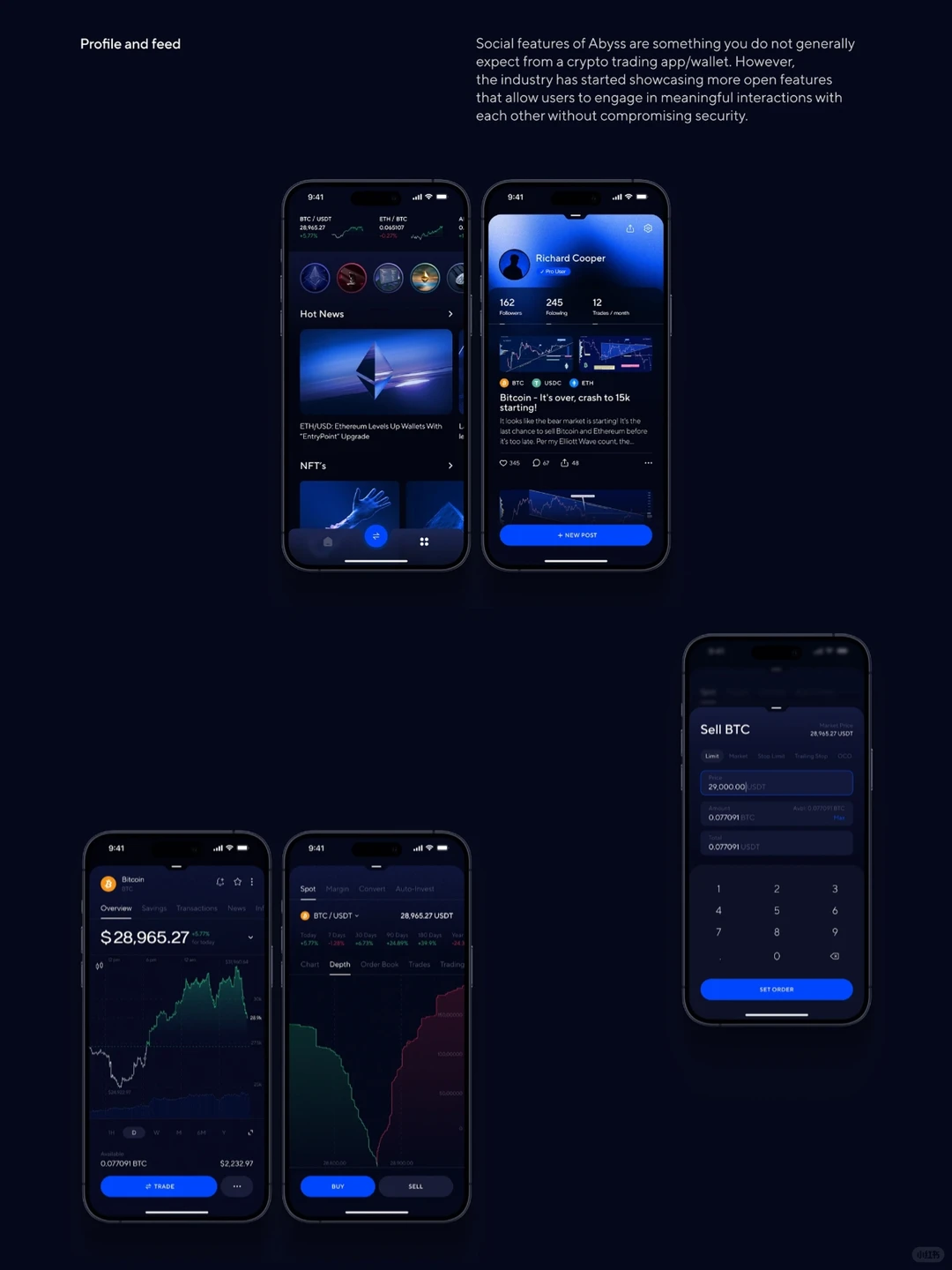 UI - 虚拟币APP / 海外设计分享