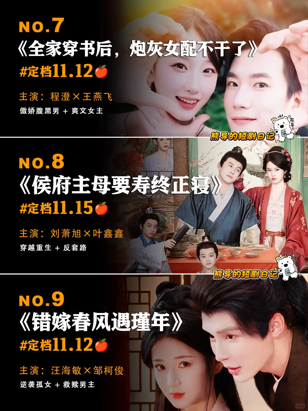 11月未播先火🔥第2弹短剧推荐，期待住了