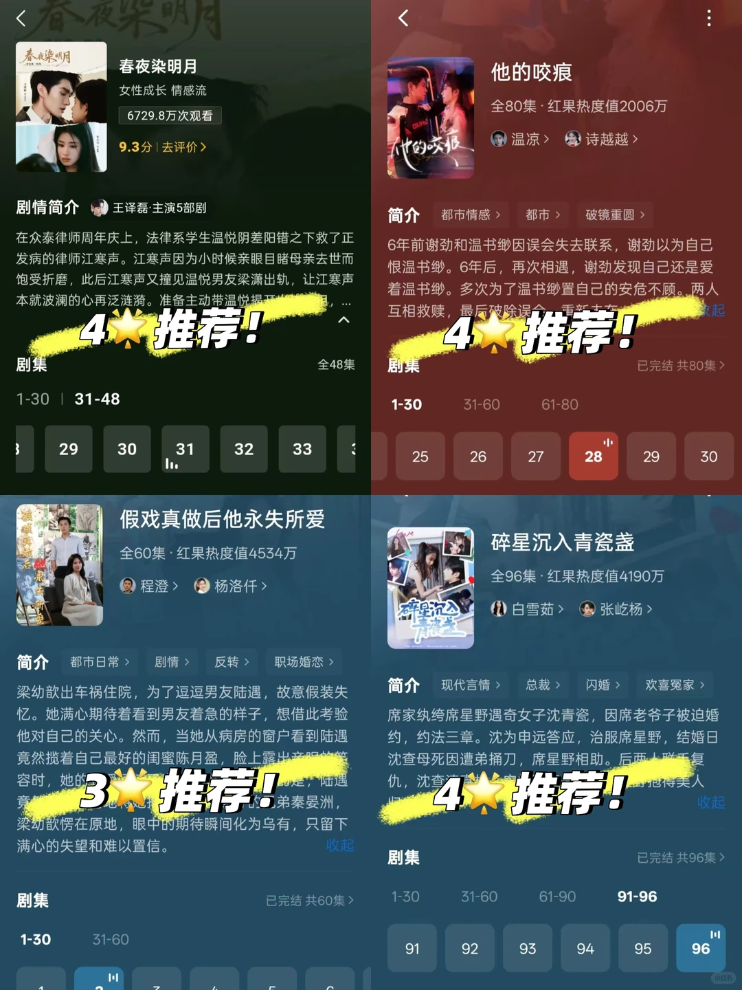 2025年6月短剧推荐❗️55部，这个月吃的不错～