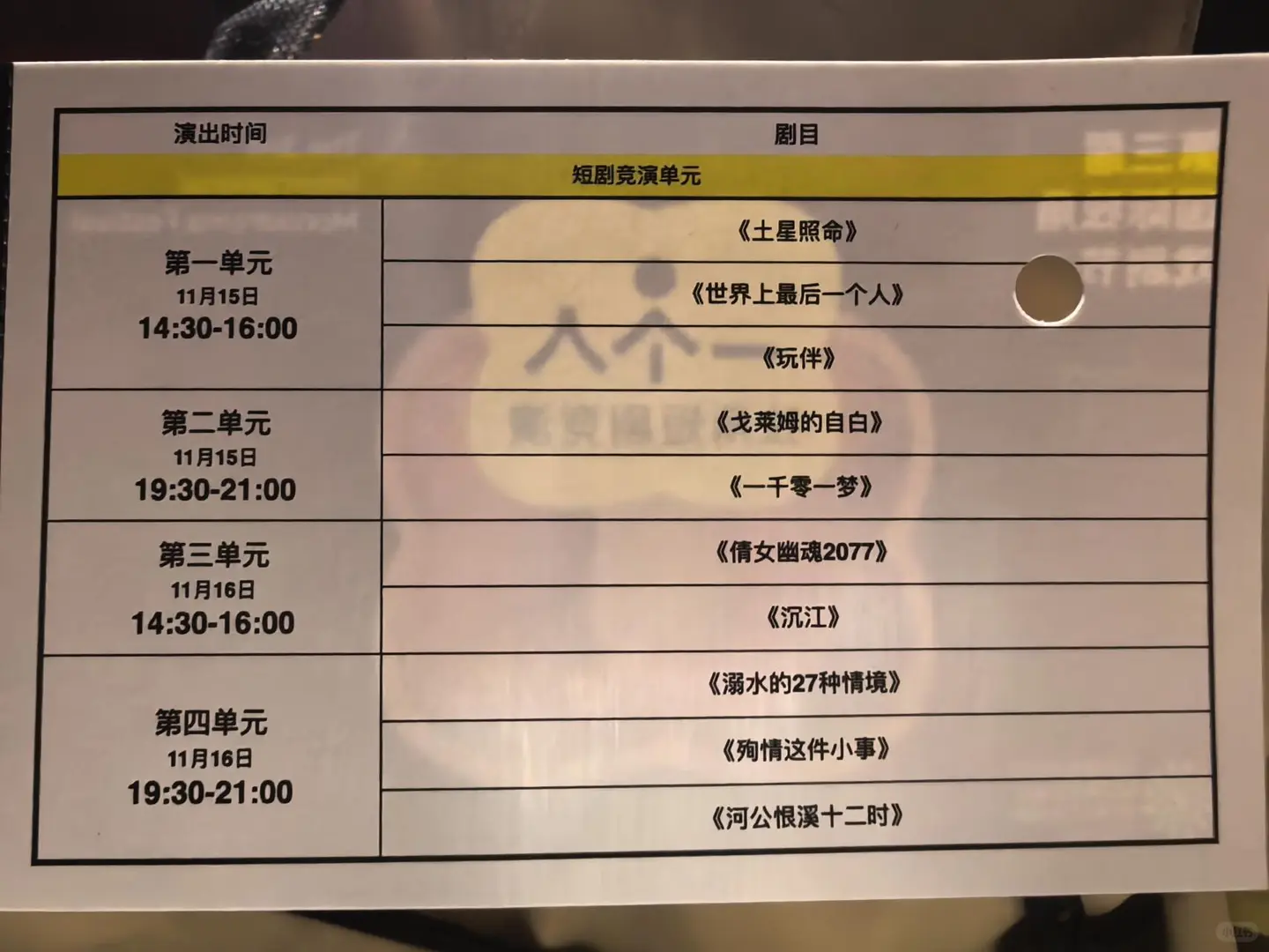 我说要有光，于是剧场就有了光🧐