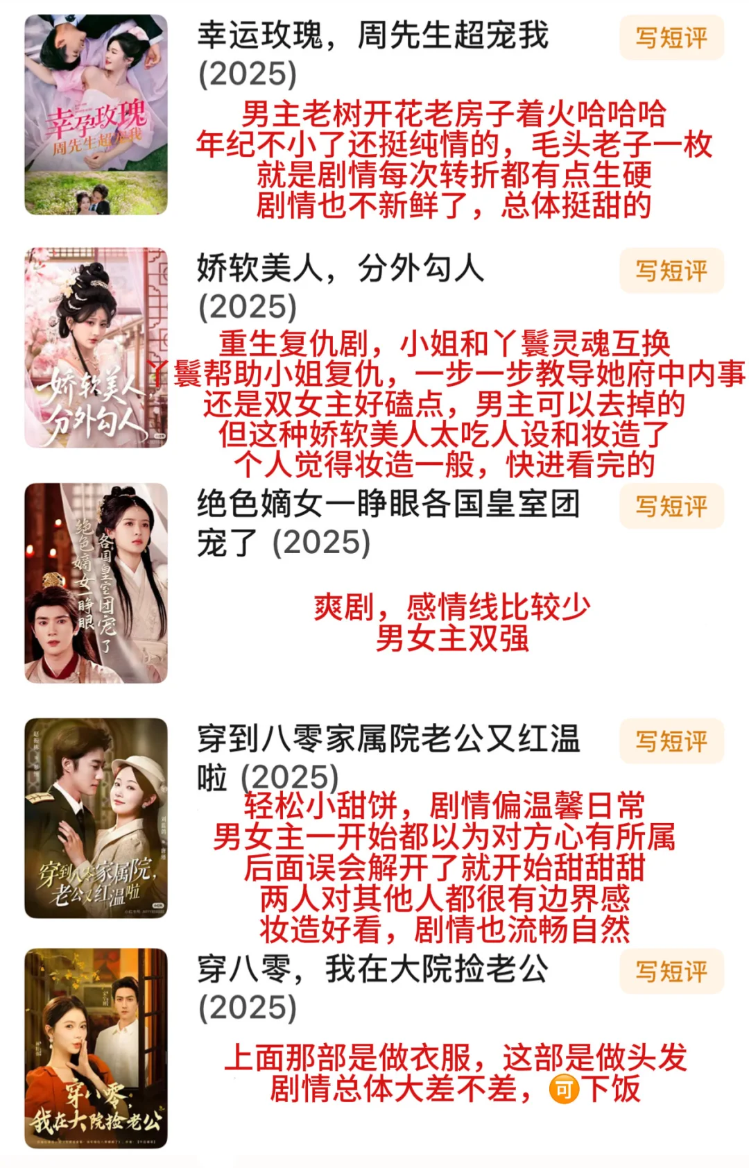 入坑短剧半个月👋🏻狂刷100部的钝评1️⃣