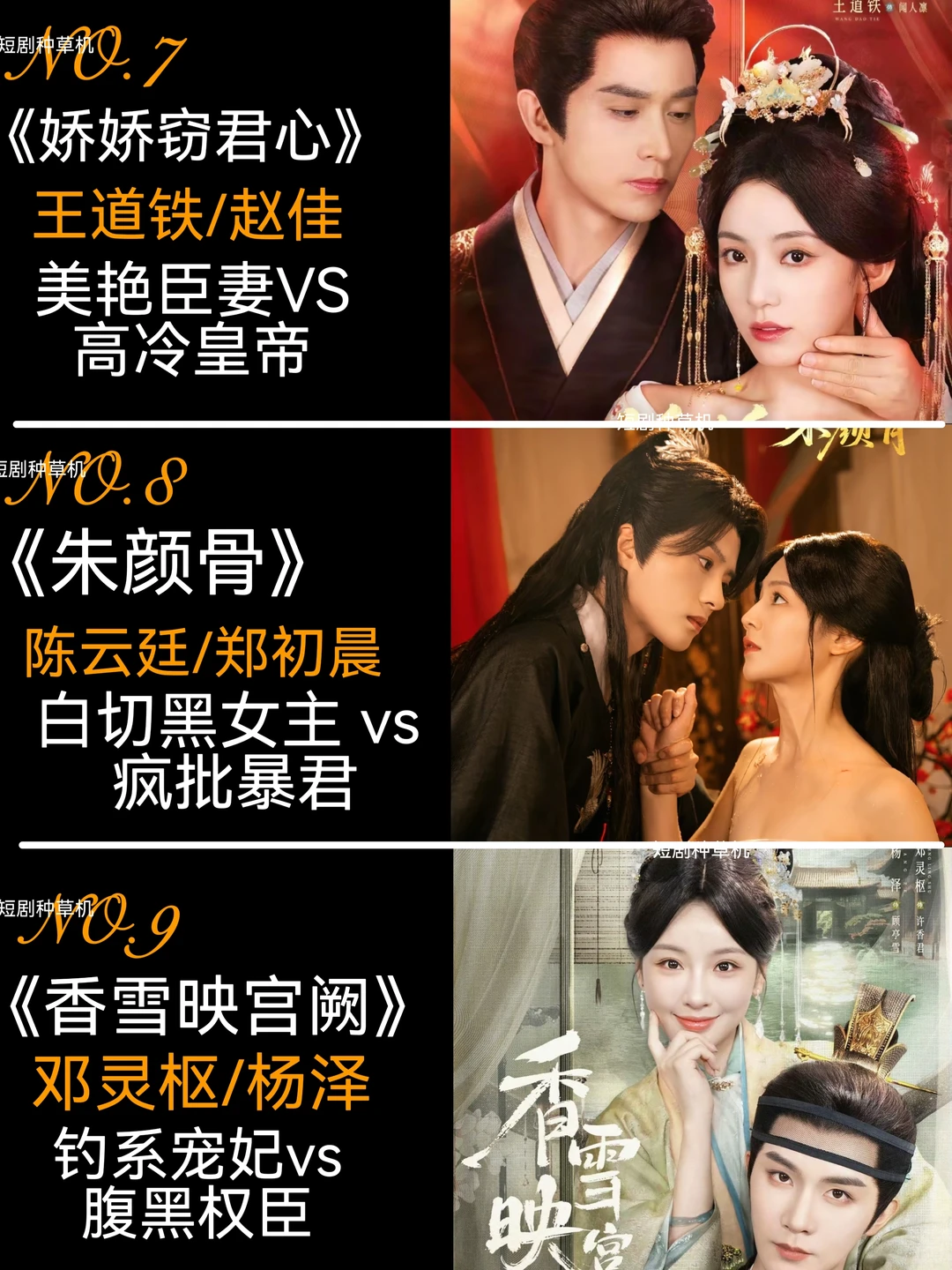 八月高质量热播古装短剧第二弹🔥🔥🔥